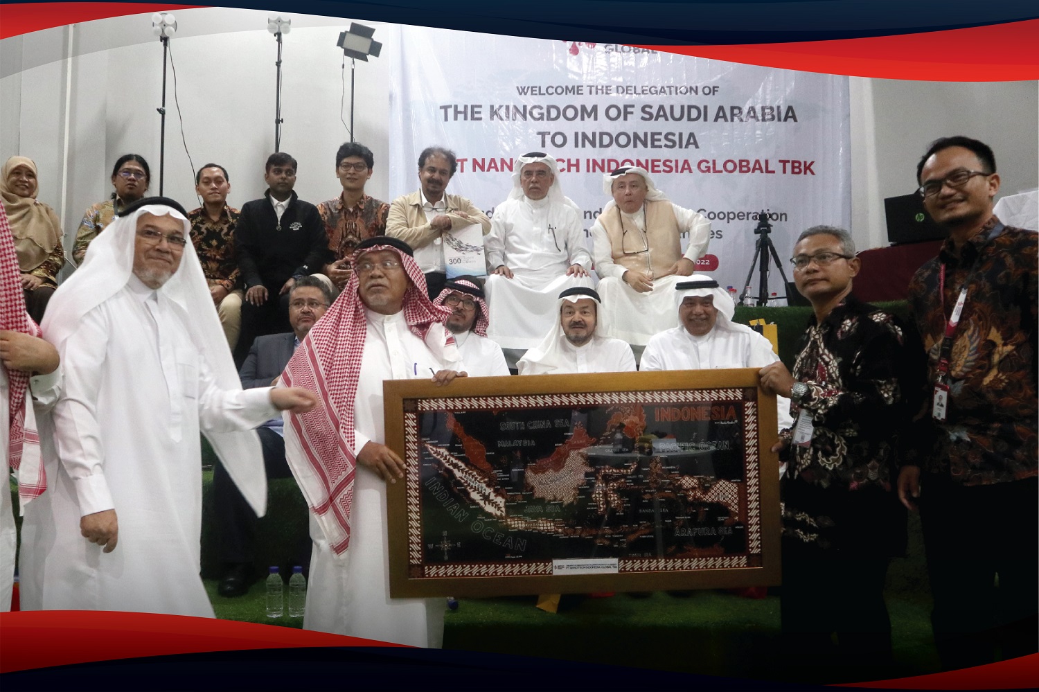 Kunjungan Delegasi Kerajaan Arab Saudi untuk Indonesia di PT. Nanotech