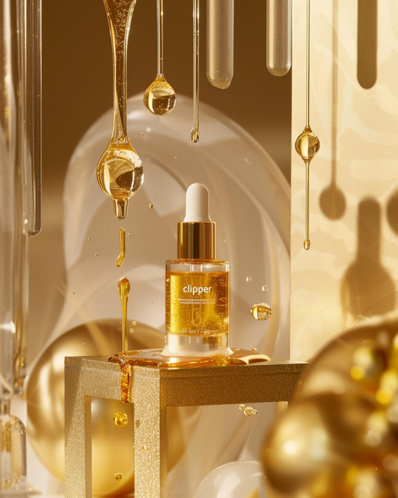 Ciri ciri serum berkualitas gambar ilustrasi nano gold serum